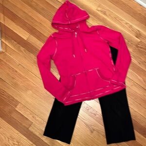 Calvin Klein Performance Set Jacket & Capri Pants Size Medium